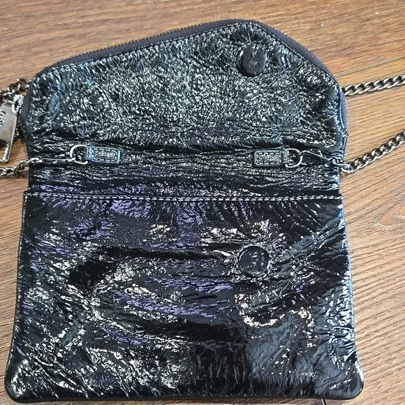 HOBO LEATHER CHAIN STRAP CROSSBODY MINI BAG.. #7863 - Picture 4 of 11